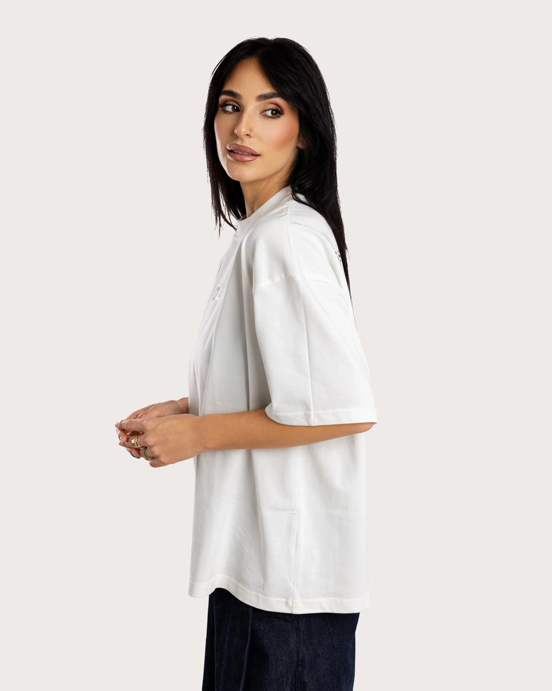 OVERSIZED MAJICA HUMAN NOT FOUND