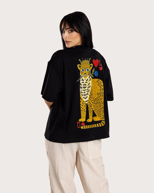 OVERSIZED MAJICA CARD QUEEN