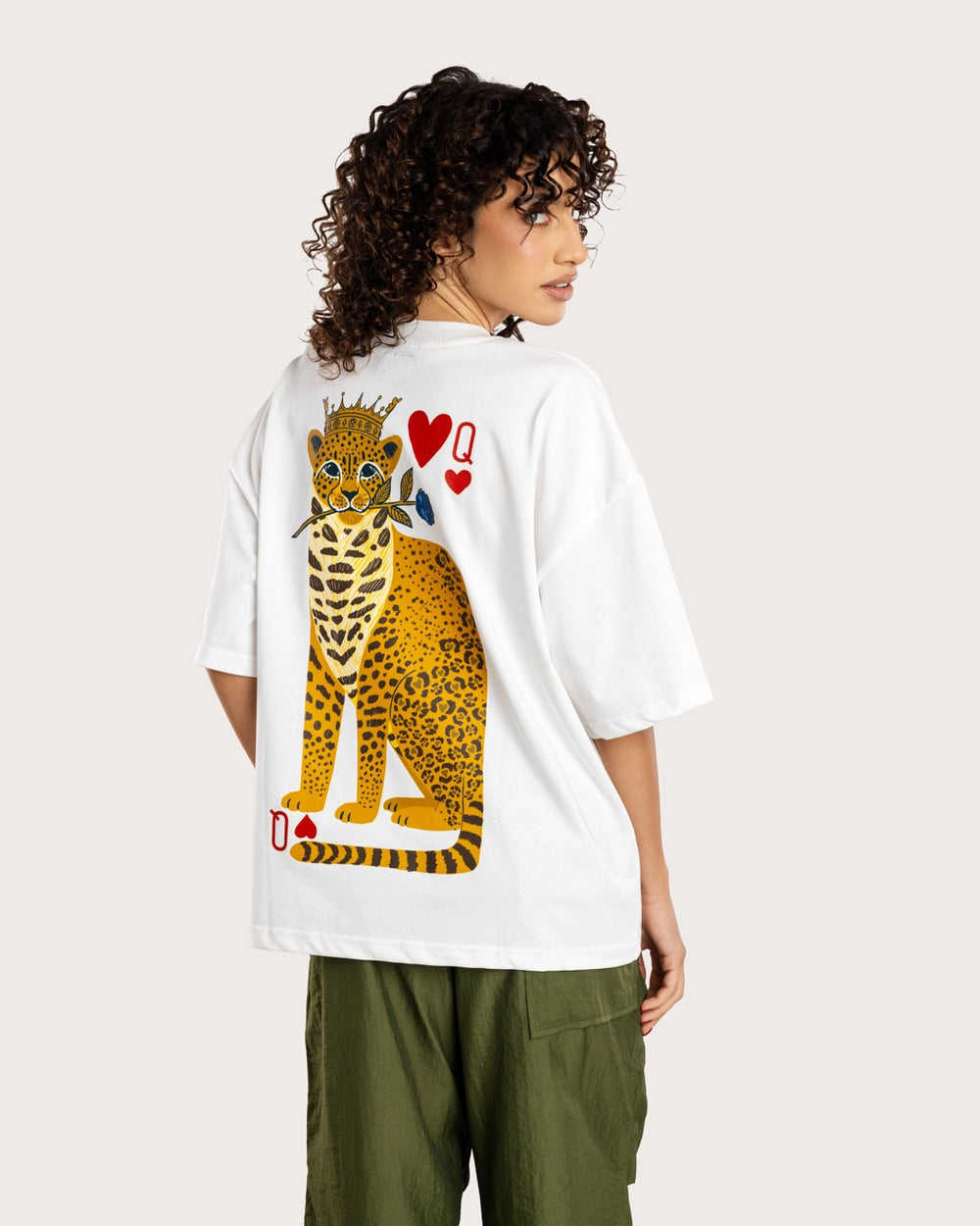 OVERSIZED MAJICA CARD QUEEN