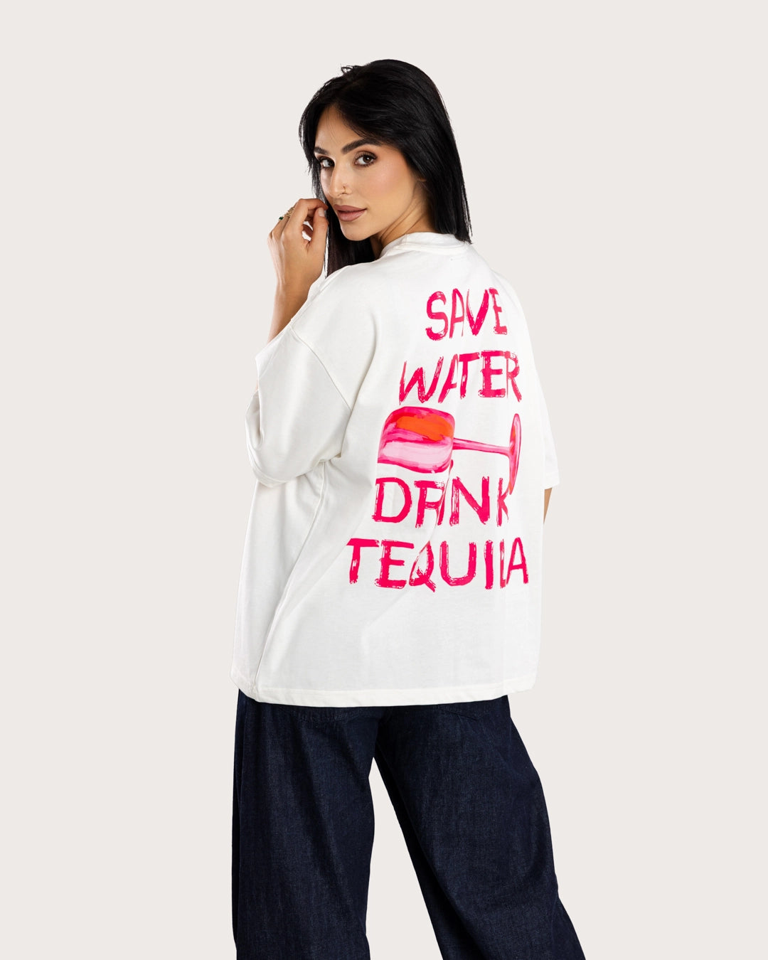 OVERSIZED MAJICA TEQUILA GIRL