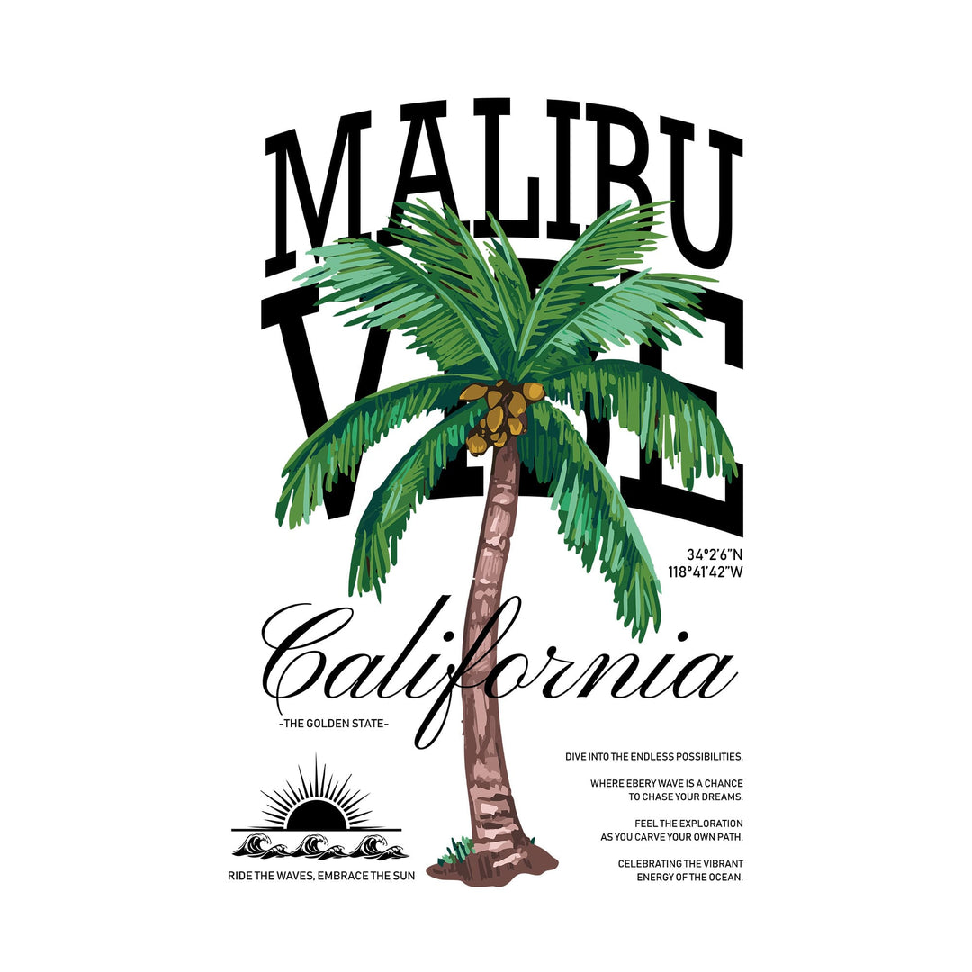 OVERSIZED MAJICA MALIBU VIBE